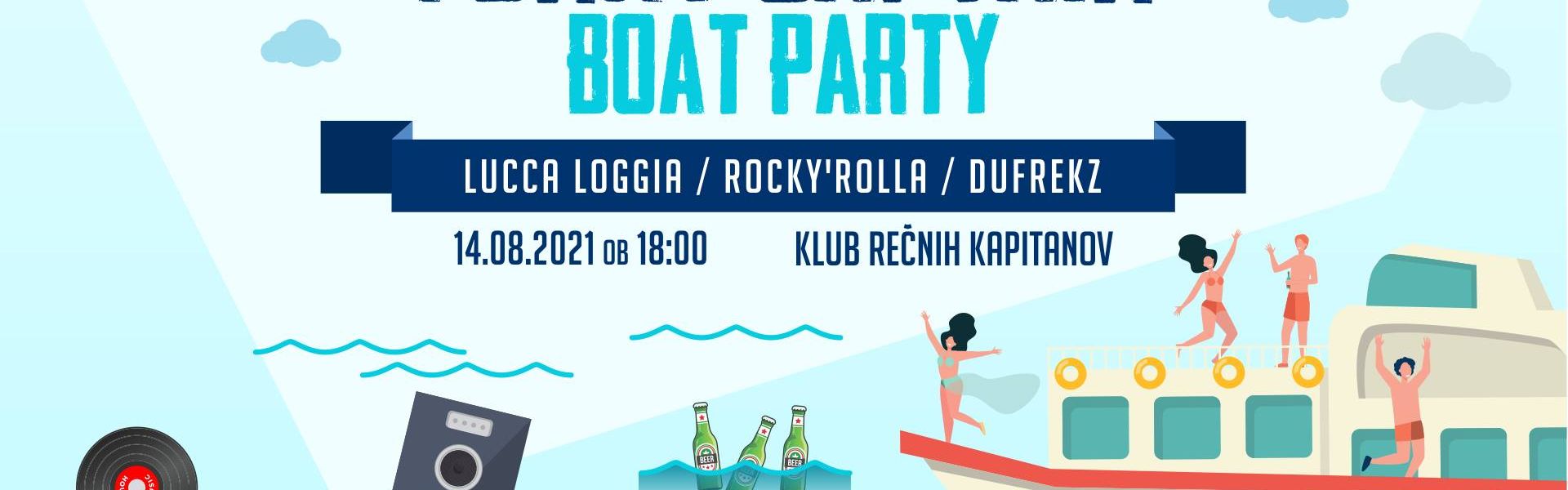Funky Captain Boat party